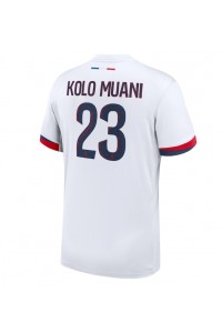 Paris Saint-Germain Randal Kolo Muani #23 Voetbaltruitje Uit tenue 2024-25 Korte Mouw